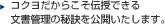 �R�N�������炱���`���ł��镶���Ǘ��̔錍�����J�������܂��B