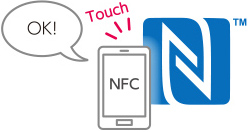 NFC Touch OK!