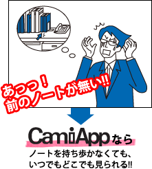 �������I�O�̃m�[�g������!!CamiApp�Ȃ�m�[�g�����������Ȃ��Ă��A���ł��ǂ��ł�������!!