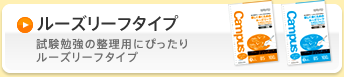 ルーズリーフタイプ 試験勉強の整理用にぴったりルーズリーフタイプ 
