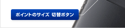 ポイントのサイズ 切替ボタン