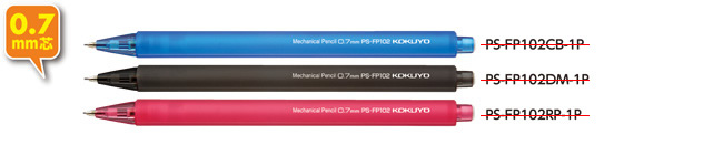 PS-FP102CB-1P, PS-FP102DM-1P, PS-FP102RP-1P ●軸形状:三角(エラストマーコーティングあり)