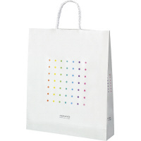 販促用ツール ドット柄 スーパーバッグ 大250枚