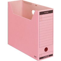 ファイルボックス−FS BタイプA4横 収容幅95mmピンク