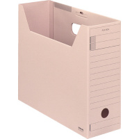 ファイルボックス−FS<Fタイプ>フタ付きA4 ピンク