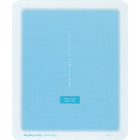 マウスパッド<コロレー>ボール式&光学式対応Wタイプ ブルー