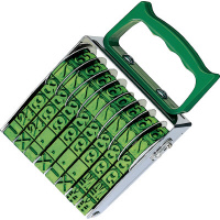 回転印 欧文数字 特大号8連 明朝体