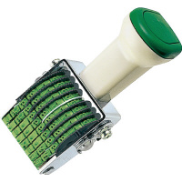 回転印欧文数字5号8連明朝体