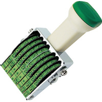 回転印欧文数字4号8連明朝体