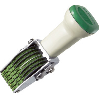 回転印 欧文数字 6号6連 ゴシック体