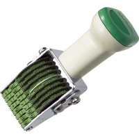 回転印 欧文数字 6号8連 ゴシック体