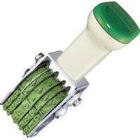 回転印 欧文日付 5号 5連 明朝体