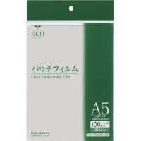 パウチフィルム(100μm)A5サイズ用158X220mm20枚