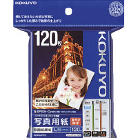 IJP用写真用紙 印画紙原紙 高光沢・厚手L 120枚
