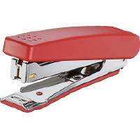 ステープラー 20枚とじ 100本装填 10号針 赤