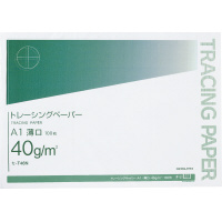 ナチュラルトレーシングペーパー薄口40g A1 100枚パック入
