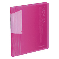 ポストカードホルダー<ノビータ>60枚透明ピンク