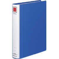 チューブファイル<エコツインR>B5縦 30mmとじ 2穴青