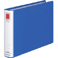 チューブファイル<エコツインR>B5横 30mmとじ 2穴青