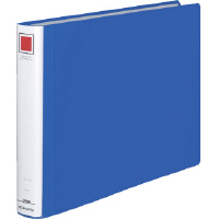 チューブファイル<エコツインR>B4横 30mmとじ 2穴青