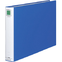 チューブファイル<エコツインR>A3横 40mmとじ 2穴青