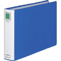 チューブファイル<エコツインR>A4横 40mmとじ 2穴青