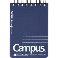 キャンパスツインリングメモドット罫50枚カットオフA7