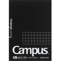 キャンパスメモパッド方眼罫70枚カットオフA7