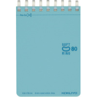 ソフトリングドットB罫80枚A7空