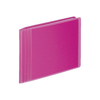 フォトアルバム<ノビータ>80枚用ELサイズ透明ピンク