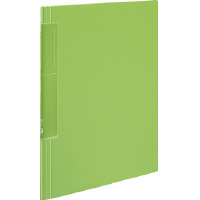 クリヤーブック<ノビータ>固定A4縦 ウェーブカット20枚黄緑