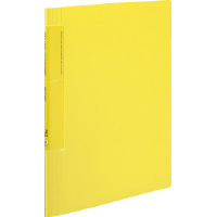 クリヤーブック<ノビータ>固定A4縦 ウェーブカット20枚黄
