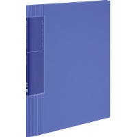 クリヤーブック<ノビータ>固定A4縦 ウェーブカット60枚青