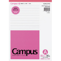 レポートパッドB5 薄口80枚A罫