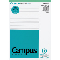 レポートパッドB5 薄口80枚B罫