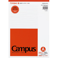 レポートパッドA4 薄口50枚A罫