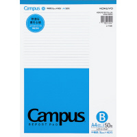 レポートパッドA4 薄口50枚B罫