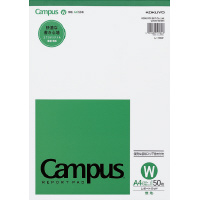 レポートパッドA4 薄口50枚無地