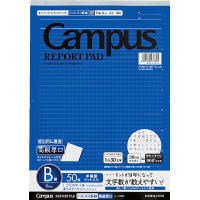 レポートパッドドット入りA4 B罫高級厚口50枚