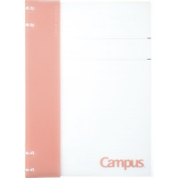 キャンパスノートのように使えるバインダー(2X2リング)A4 30穴