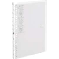 キャンパスバインダー<スマートリング60>PP表紙B5縦 26穴透明