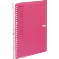 キャンパスバインダー<スマートリング60>PP表紙B5縦26穴濃ピンク