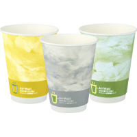 空気層断熱紙コップ(12oz・マーブル)