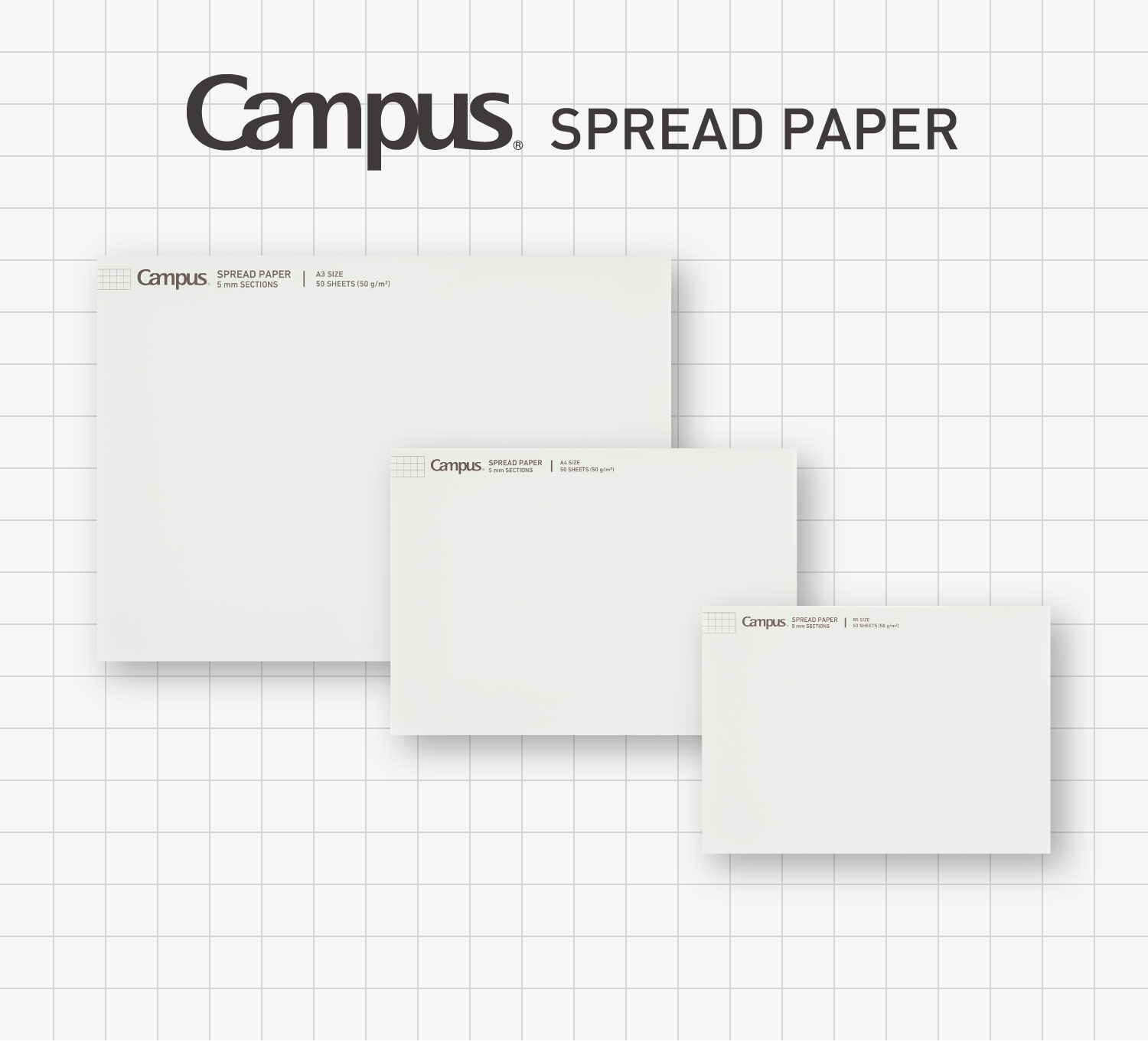 キャンパス レポートパッド〈SPREAD PAPER〉