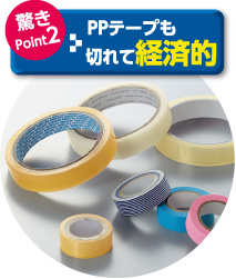 驚きPoint02 PPテープも切れて経済的