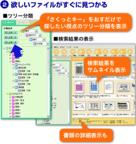 2 ほしいファイルがすぐに見つかる