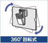 360°回転式