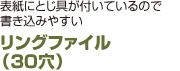 リングファイル （30穴）