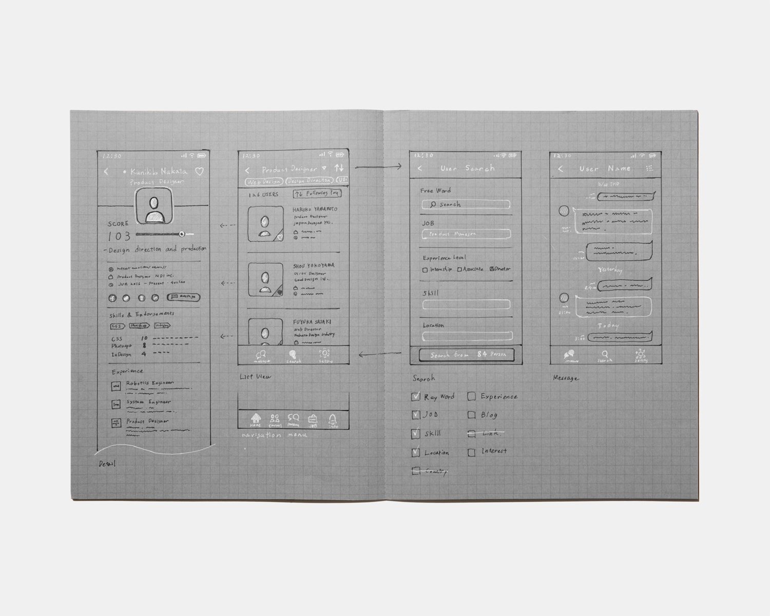 仕事道具,こだわり,効率,白と黒で書くノート2