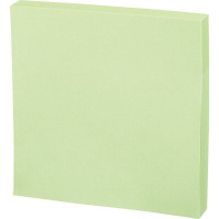 再生紙ふせん＜Ｋ２＞　７５mmＸ７５mm　緑色１冊入り